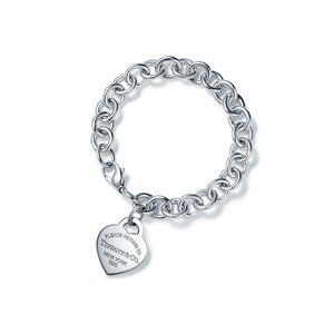 Tiffany & Co Heart Tag Charm Bracelet